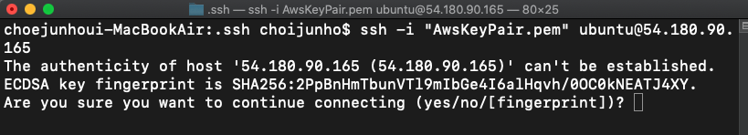 인스턴스 초기 진입
